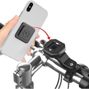 Resim Xcspace Bisiklet Elektrikli Araç Motosiklet Cep Telefonu Tutacağı Paket Servis Navigasyon Sürme Darbeye Dayanıklı Bisiklet Dönen Cep Telefonu Tutacağı (Yurt Dışından) 