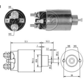 Resim Mars Otomatigi 12v Mitsubishi Tip L300 Ym Hyundai Accent Mazda 323 Nissan Forklift Su 1 Adet 