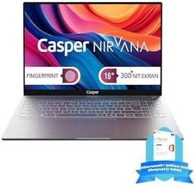 Resim CASPER Nirvana S100 300NIT i5-13420H 32GB DDR5 RAM 2TB SSD W11H S100.1342-DX00A-G-F-OFM365 