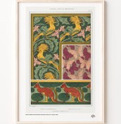 Resim İbibikler, Kelebekler, Kangurular ve Ağaçlar Poster 