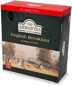 Resim AHMAD TEA ENGLISH BREAKFAST BARDAK POŞET ÇAY 100'LÜ (2 paketi) 