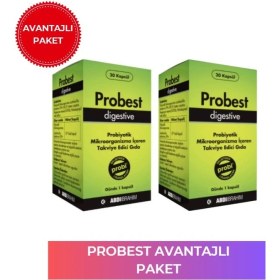 Resim Probest Digestive Probiyotik 20 Kapsül 2 Adet - Avantajlı Paket 