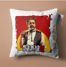 Resim Free Lion Art Red Dead Redemption - Reverend Swanson - Yastık - 23 