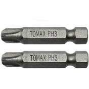 Resim Tomax Yıldız Mıknatıslı Bits Uç Ph3 X 50 Mm 2 Adet 