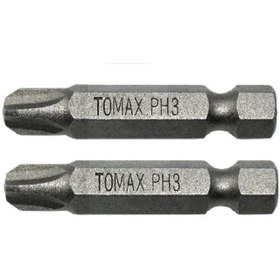 Resim Tomax Yıldız Mıknatıslı Bits Uç Ph3 X 50 Mm 2 Adet 