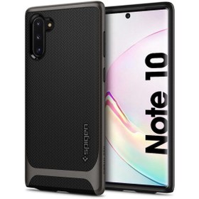 Resim Spigen Galaxy Note 10 ile Uyumlu Kılıf Neo Hybrid Gunmetal 