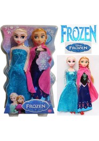 Resim Frozen Karlar Ülkesi Oyuncak 2Li Bebek Elsa Anna 29Cm Et Bebekler 