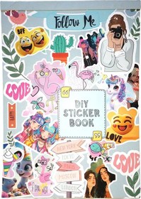 Resim Hayal Sepeti Dıy Sticker Book Sticker Kitabı Soft Edition 24x17cm 