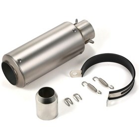 Resim Mufunye 38-51mm Evrensel Motosiklet Egzoz Borusu Kuyruk Yenileme Egzoz Susturucusu Motosiklet Atv'ye Uygun 275 