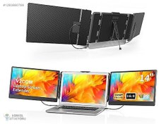 Resim V2COMJ S8 ULTRA İKİLİ MONİTÖR ULTRA HAFİF SIFIR 14 İNÇ İPS 