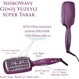 Resim Shibowavy Geniş Yüzeyli Süper Tarak Düzleştirici 