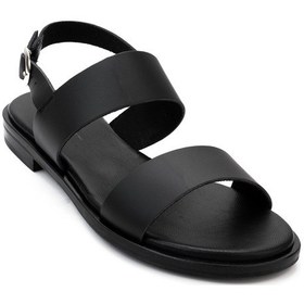 Resim Sandalet Kadın 86p1 Frau London Leather Nero Siyah 
