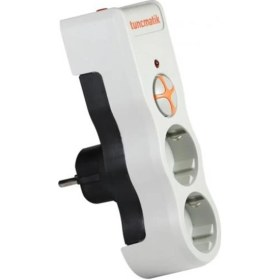 Resim Lims Store Tunçmatik TSK19022 Powersurge2 Enerji Koruma Prizi 2li 1050 Joule Siyah 