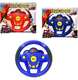 Resim MCM Group Kutulu Türkçe Sesli Eğlenceli Direksiyon Oyuncak - Stokta Olan Renk Gönderilir 