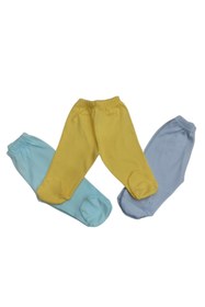 Resim bebedino Patikli Alt Pijama Ayaklı 3 Lü Paket 