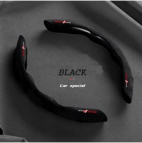 Resim Chuangyinshop Black Premium Nefes Alabilir Ve Kaymaz Segmental Direksiyon Kılıfı Toyota Yaris Camry Tacoma Rav4 Corolla Siyah 