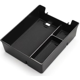 Resim Anjiexun Rivian R1t/r1s İçin Orta Konsol Düzenleyici Tepsi Kol Dayanağı Saklama Kutusu 