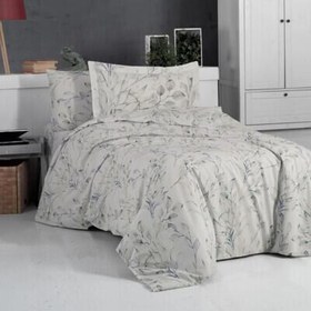 Resim Maxstyle Poplin Saten Leafs Tek Kişilik Nevresim Takımı 