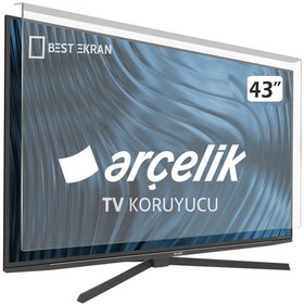 Resim Best Ekran Arçelik Uyumlu 43" 109 Ekran TV Ekran Koruyucu 