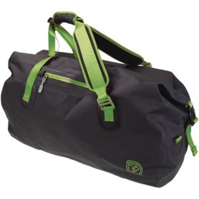 Resim Roll Top Vinyl Duffel Su Geçirmez Spor Çanta 65 Litre-SİYAH-YEŞİL 