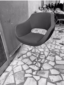 Resim Bintaşmobilya Viva Antrasit Gri Deri Rahat Ofis Bekleme Sandalye Modeli 