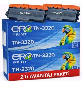 Resim Ero Print TN-3320 / Brother DCP-8150DN Muadil Toner - 2'li Avantaj Paket 