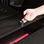 Resim Uygun Tesla Model Y Bagaj Kapak Plakası Çekme Halatı Arka Kuyruk Kutusu Bölücü Kolu Bölme Yardımcı Kolu İç Modifikasyon Aksesuarları 