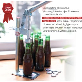Resim Morpanya Şişe Kapatma Aleti Soda Gazoz Şişe Kapak Kapatma Makinesi 250 Adet Kapak MP159 