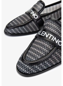 Resim Mario Valentino Kadın Deri & Tekstil Siyah Loafer Ayakkabı 1040 91d2528 Bn Ayk Y25 Black Siyah 