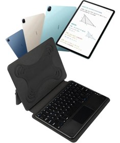 Resim Fuchsia Savvy Keyboard Honor Pad 8 Bluetooh Bağlantılı Standlı Klavyeli Tablet Kılıfı 