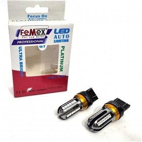Resim Femex Platinum Tek Duy/çift Duy T20 Non-direction 7440/7443 15w Kırmızı 