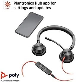 Resim Plantronics Poly Blackwire 3325 Microsoft USB-A ve 3,5 mm Kablolu Kulaklık - 214016-101 