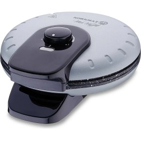 Resim Korkmaz Mia Gri Waffle Makinesi 850 W Ergonomik Tasarım ve Granit Kaplama Özellikleriyle 