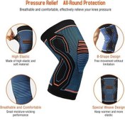 Resim Fastbuy Jeemson Esnek Spor Dizlik - Koşu, Basketbol & Fitness Desteği, Çok Renkli Çok Renkli 