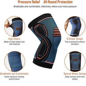 Resim Fastbuy Jeemson Esnek Spor Dizlik - Koşu, Basketbol & Fitness Desteği, Çok Renkli Çok Renkli 