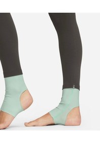 Resim Nike Yoga Luxe Yüksek Bel 7/8 Kahverengi Tayt Kahverengi 