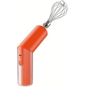 Resim Turcoshop11 Portakal Katlanır Kablosuz Çırpıcı 1200mah 2 Çırpma Teli Kase Bardakta Kullanım Diğer 