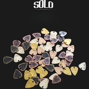 Resim 3 Adet Paslanmaz Çelikten Yapılmış Gitar Penası Seti - SOLO, 3 Parça, Paslanmaz Çinko Alaşım, Bronz Renkli, Gitar Uyumlu 