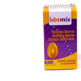 Resim Btmix Yumurta Kabuğu + Msm 30 Kapsül 8681438468314 
