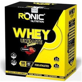 Resim Whey Ultimate 4000 G Kas Yapılanmasına Yardımcı Protein Tozu Çilek Aromalı 