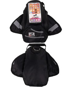 Resim MOTOANL Motosiklet Depo Üstü Çanta Tank Bag Manyetik Impertex Kumaş Telefonluklu Mod Motor Tur Çantası 