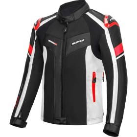 Resim Scoyco Jk 152 Motosiklet Montu Siyah Kırmızı 