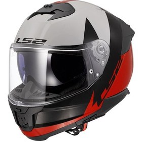 Resim Ls2 Stream 2 Thunderbiz Kapalı Kask Siyah - Kırmızı 