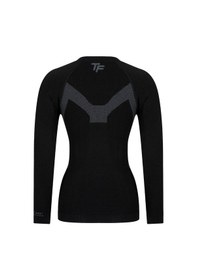 Resim Thermoform Extreme Pp Kadın Seamless Termal Sweatshirt Siyah 