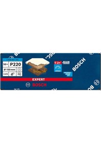 Resim Bosch Expert C470 150 Mm 220 Kum Çok Delikli Zımpara Kağıdı 50'li 2608901142 