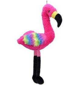 Resim Flamingo Peluş Oyuncak Uyku Arkadaşı Dev Boy 80 Cm Çok Renkli 