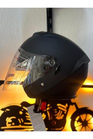 Resim Kask JK 526 GÜNEŞ VİZÖRLÜ YARIM KASK 