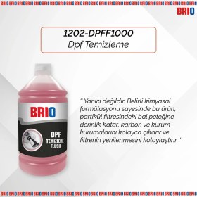 Resim Brio Dpf Dizel Partikül Filtre Temizleme 1 L 