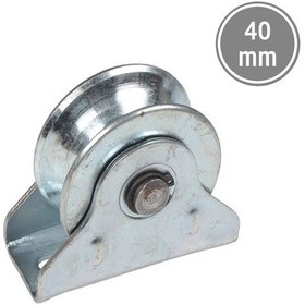 Resim Rmt040 Sürgülü Demir Kapı İçin Tablalı Ray Makarası 40 Mm 