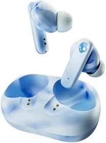 Resim Skullcandy EcoBuds Kulak İçi Kablosuz Kulaklık, 8 Saat Pil Ömrü, Pilsiz Şarj Kılıfı, Mikro, iPhone, Android ve Bluetooth Cihazları ile Uyumlu - Glacier 